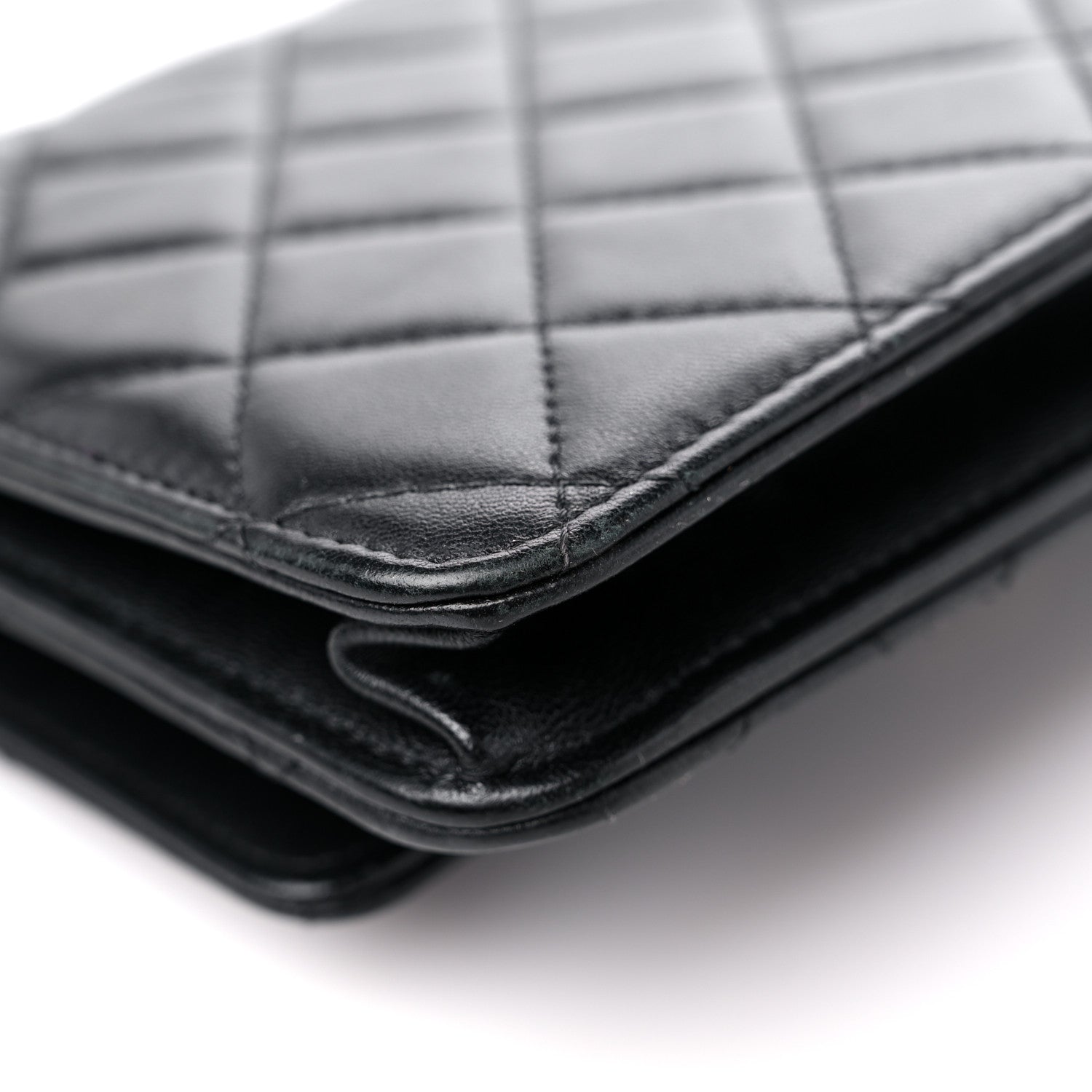 Chanel Lambskin Quilted Trendy CC Wallet On Chain WOC Black 11 of 16