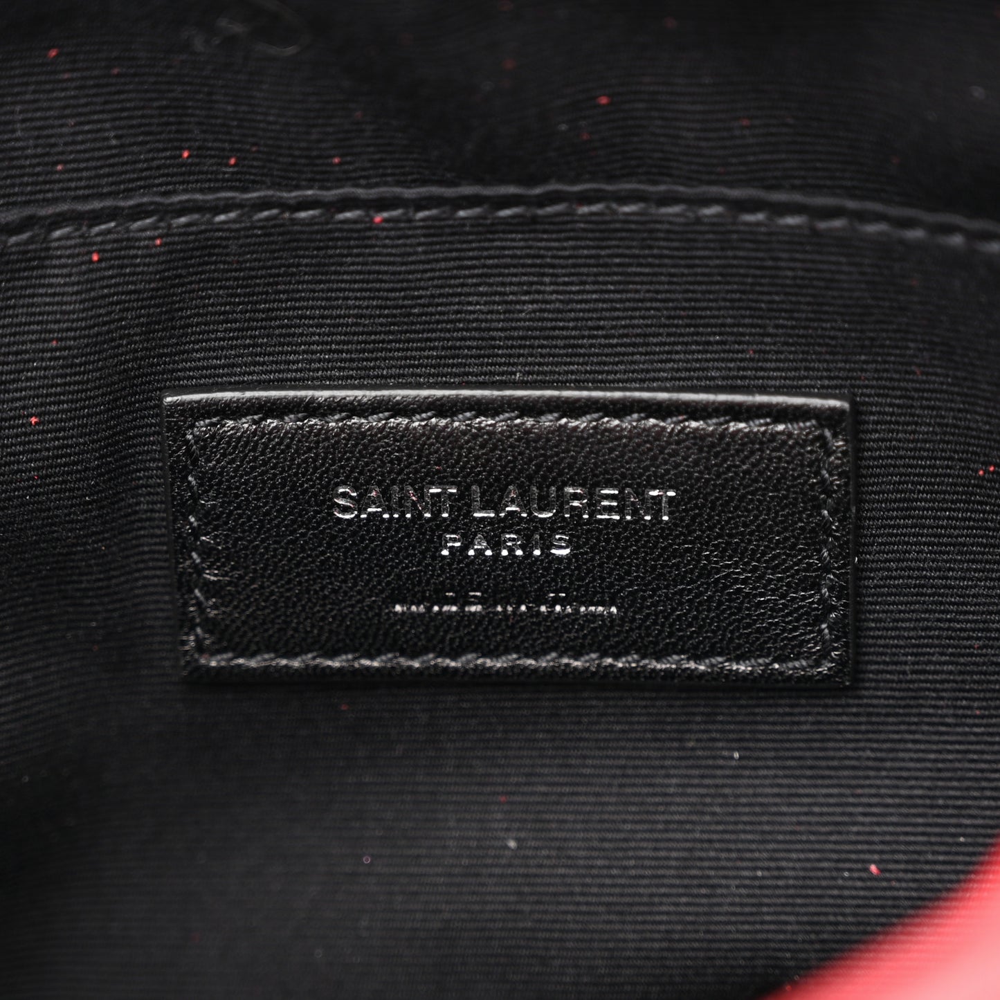 Lambskin Monogram Lou Belt Bag Red
