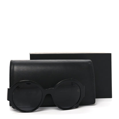 Chanel Acetate Polarized Round Sunglasses 5410-A Black 7 of 7