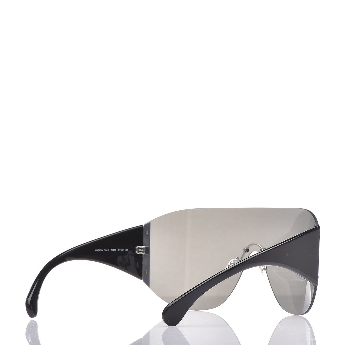 Acetate Shield Runway 71217 Sunglasses Black