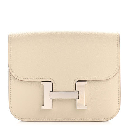 Hermes Evercolor Constance Slim Wallet Beton 1 of 9