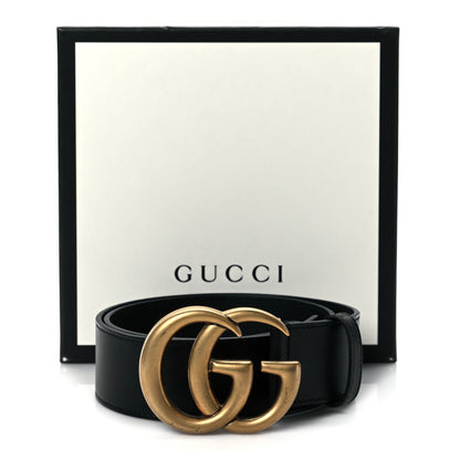 Gucci Calfskin Double G 40mm Belt 70 28 Black 6 of 6