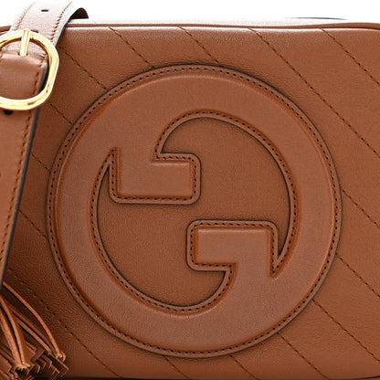Gucci Sakai Be Green Calfskin Diagonal Stitched Small Blondie Shoulder Bag Cuir 8 of 10