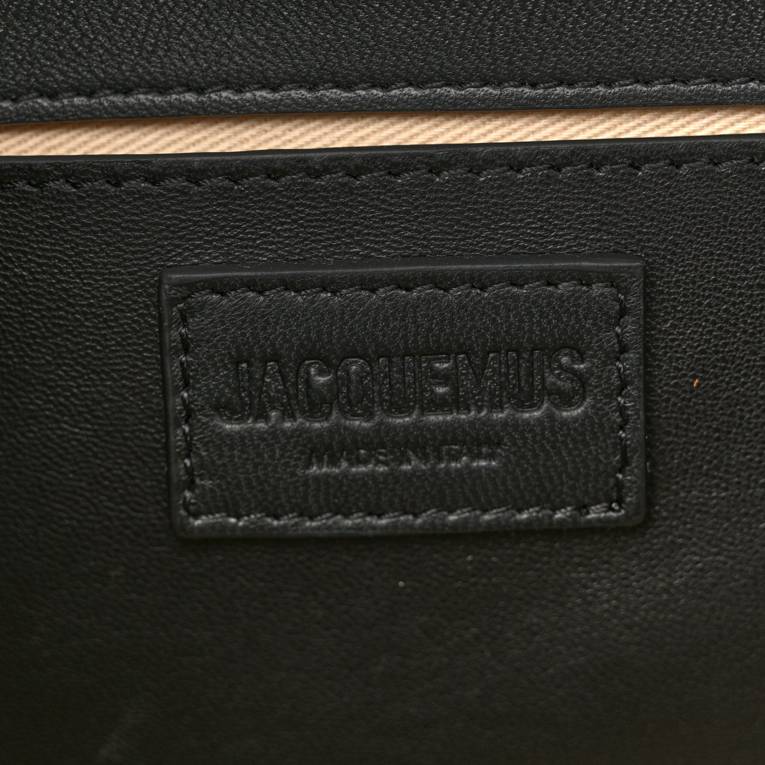 Jacquemus Soft Padded Denim Calfskin Le Bambimou Blue Black 5 of 9