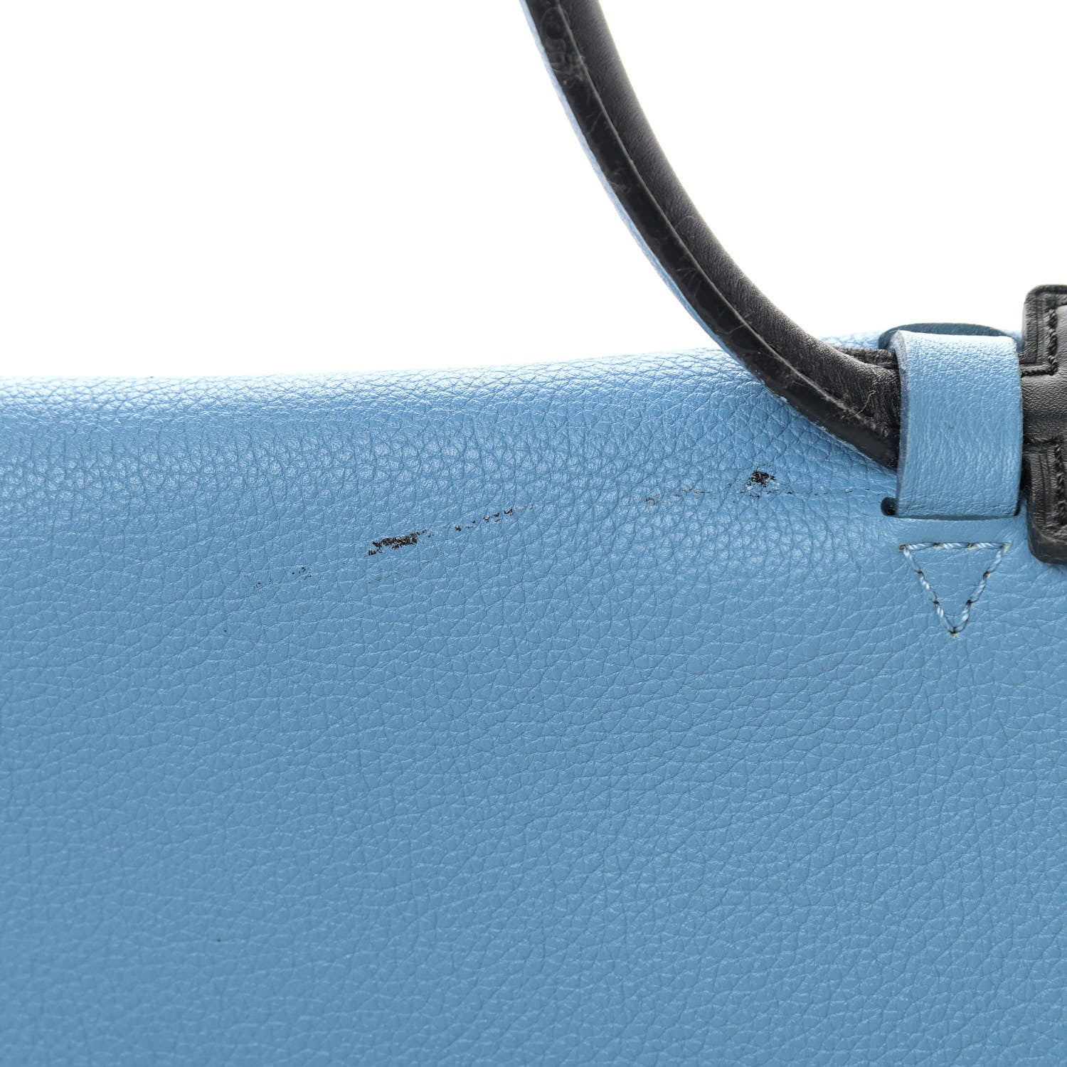 Louis Vuitton Calfskin Lockme MM Bleuet 6 of 11