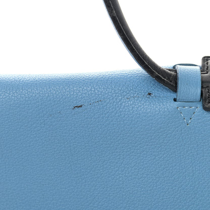 Louis Vuitton Calfskin Lockme MM Bleuet 6 of 11