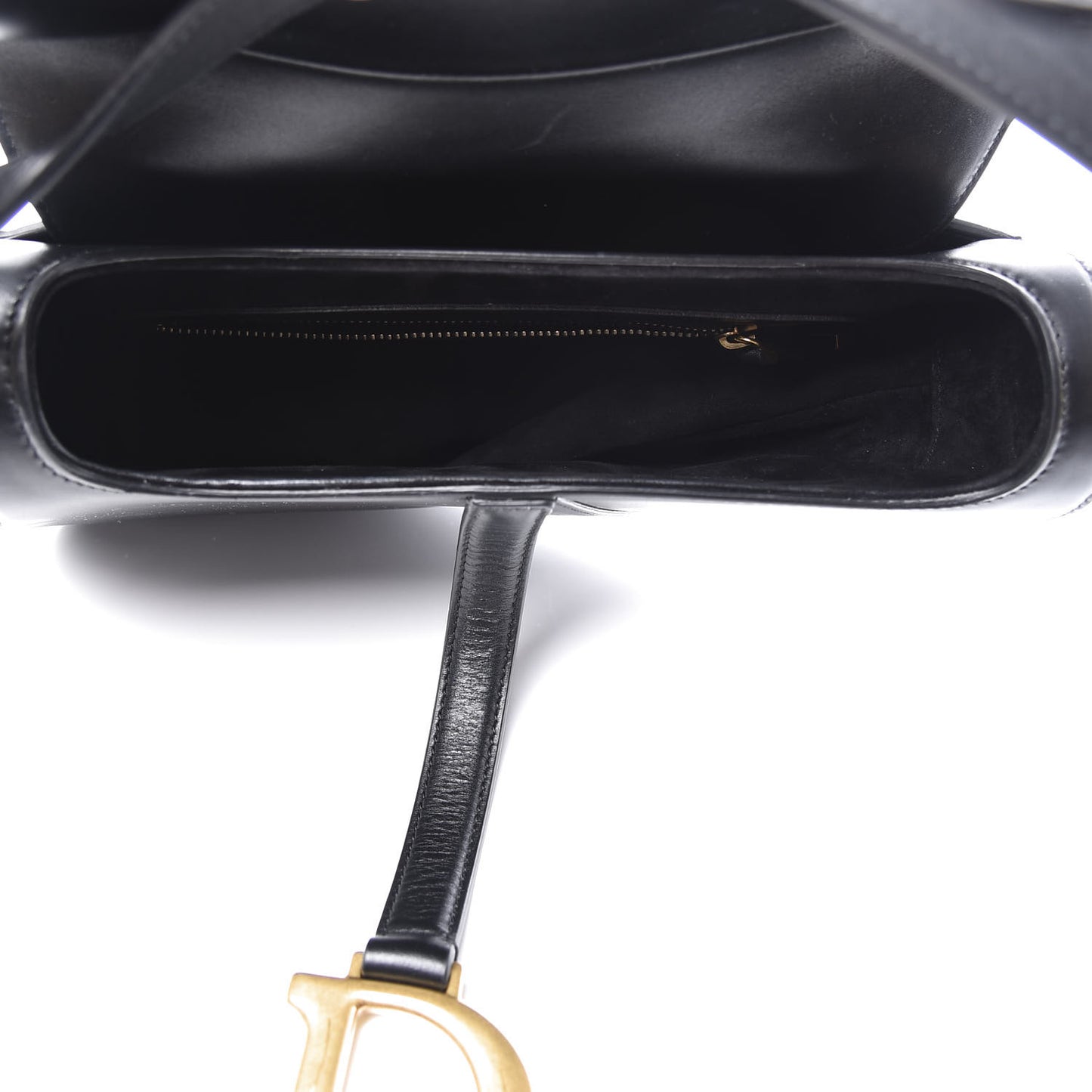 Calfskin Saddle Bag Black