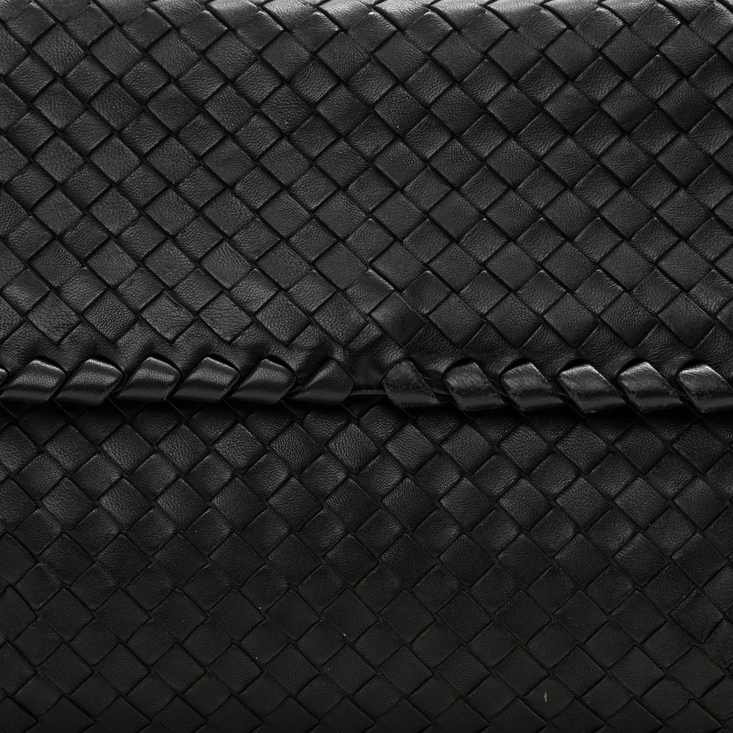 Nappa Intrecciato Olimpia Shoulder Bag Nero Black
