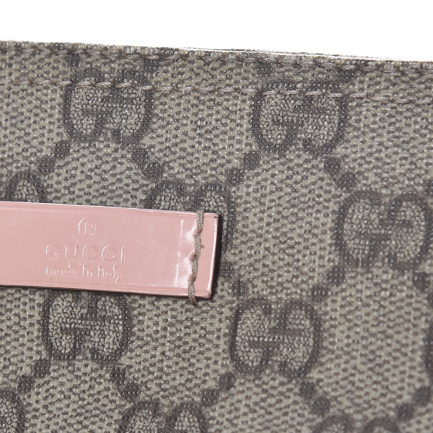 Gucci GG Supreme Monogram Small Flat Messenger Bag Light Pink 10 of 16