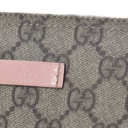 Gucci GG Supreme Monogram Small Flat Messenger Bag Light Pink 10 of 16