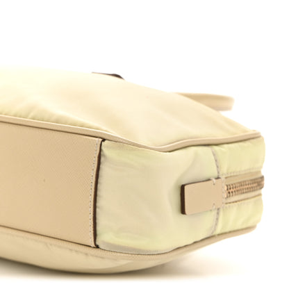 Prada Nylon Saffiano Top Handle Bag Lino 10 of 13