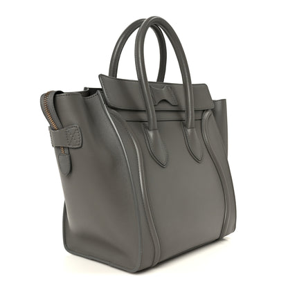 Celine Smooth Calfskin Mini Luggage Grey 3 of 11