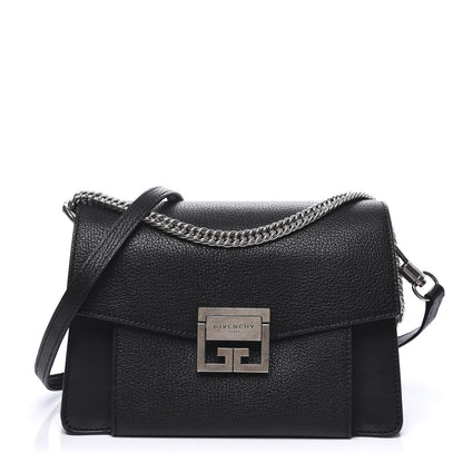 Givenchy Goatskin Small GV3 Shoulder Bag Black 1 of 8