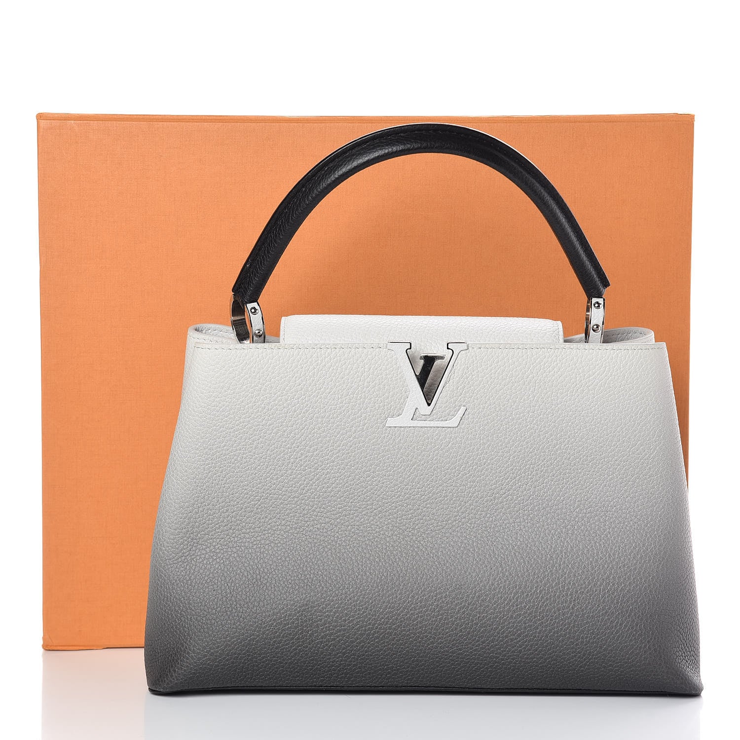 Louis Vuitton Taurillon Capucines MM Cloudy Black 13 of 13