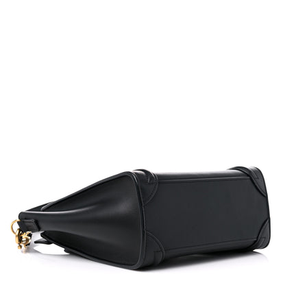 Celine Smooth Calfskin Nano Luggage Black 4 of 12