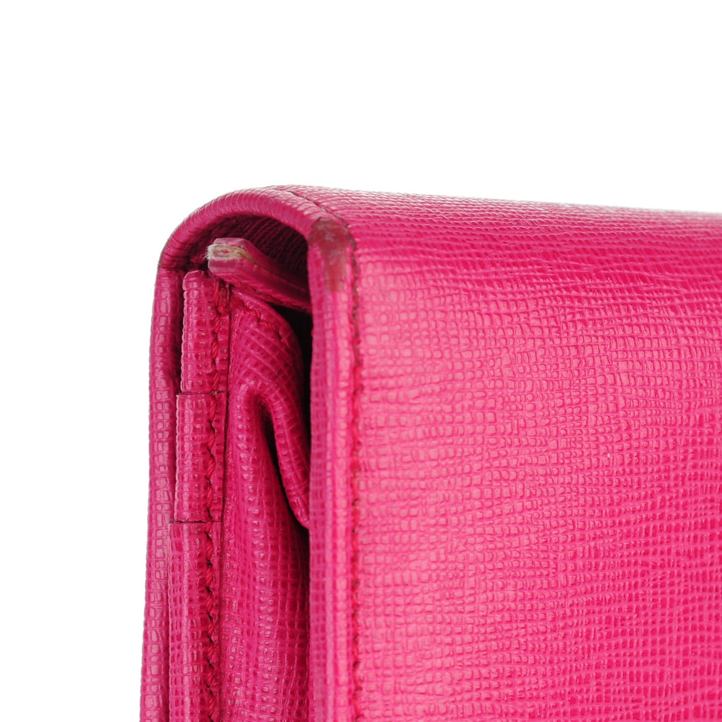 Fendi Vitello Elite Continental Wallet Ciclamino 10 of 13