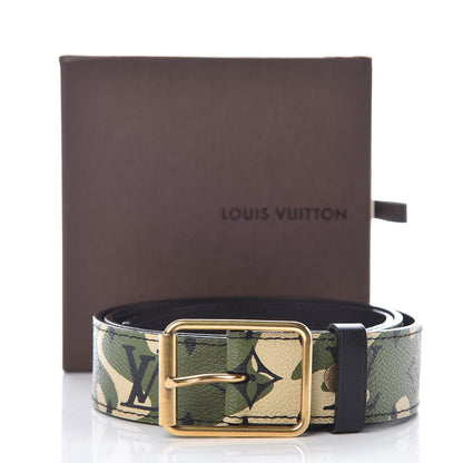 Louis Vuitton Monogramouflage Belt 90 36 9 of 9