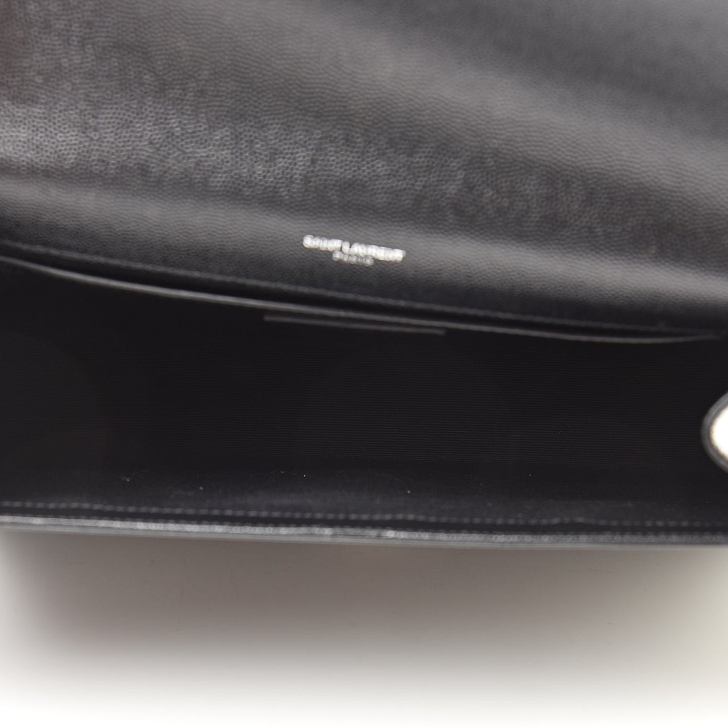 Grain De Poudre Large Classic Monogram Kate Satchel Black