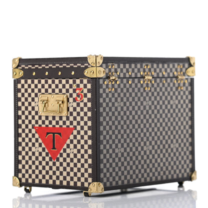 Louis Vuitton Damier 1895 Ladies Hat Trunk Mini Malle Chapeaux Jewelry Box 2 of 8
