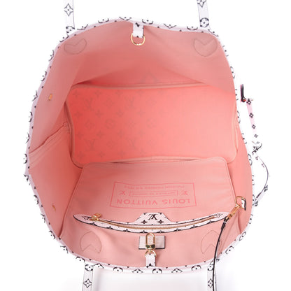 Louis Vuitton Monogram Giant Neverfull MM Rouge 6 of 11