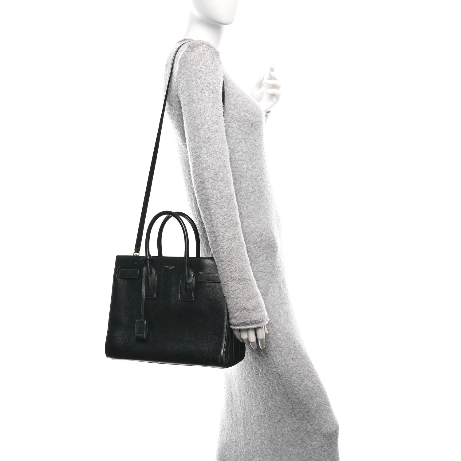 Saint Laurent Calfskin Small Sac De Jour Black 2 of 11