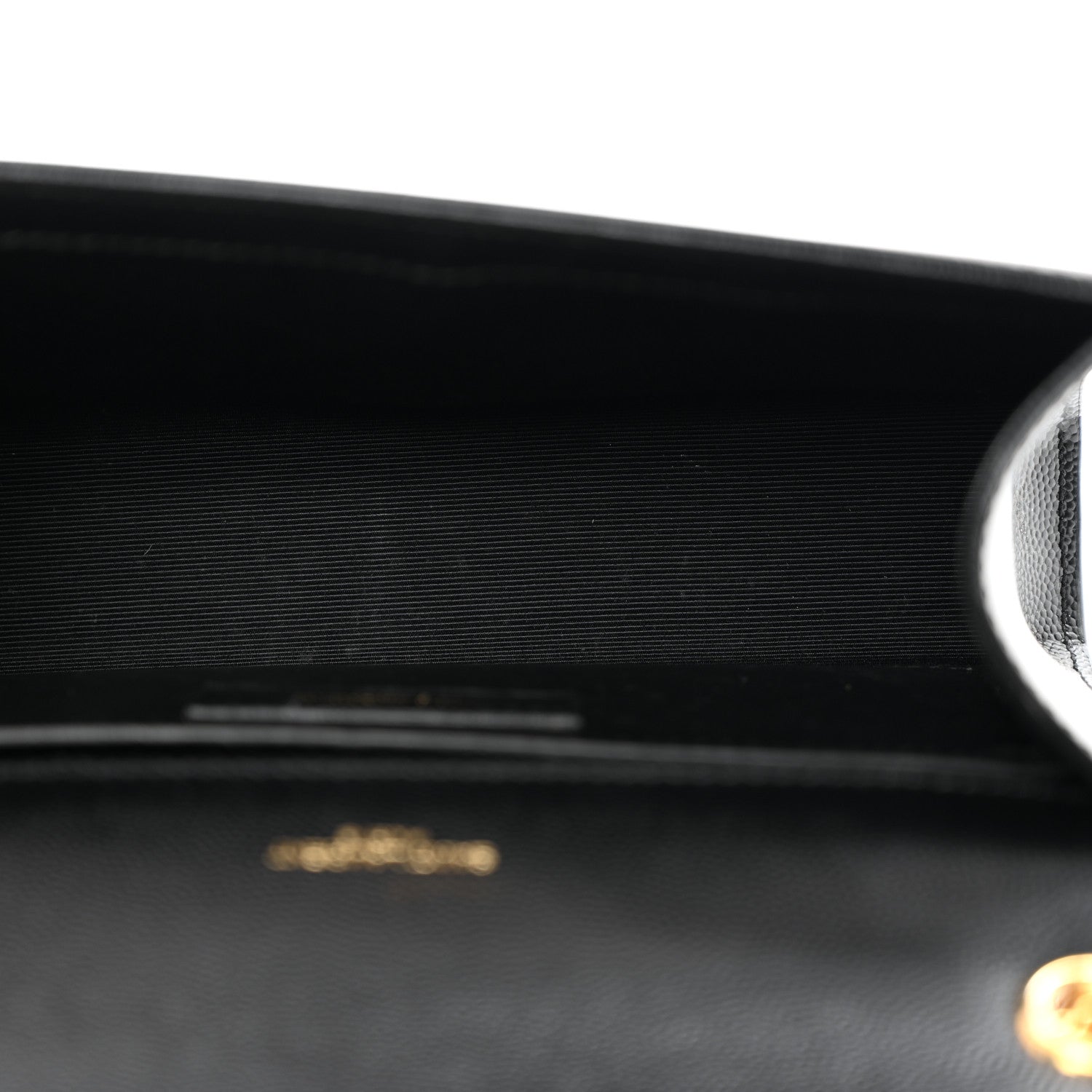 Saint Laurent Grain De Poudre Small Monogram Kate Satchel Black 5 of 10