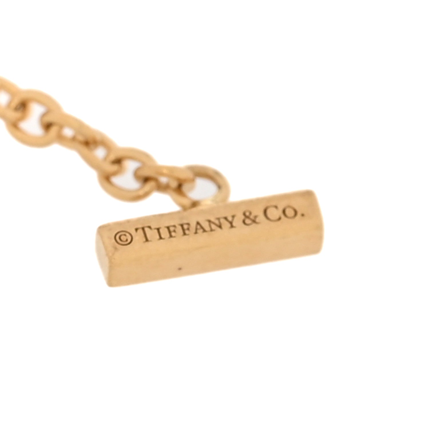 Tiffany 18K Yellow Gold T Smile Bracelet 4 of 6