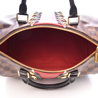 Louis Vuitton Damier Ebene Karakoram Speedy Bandouliere 30 5 of 12