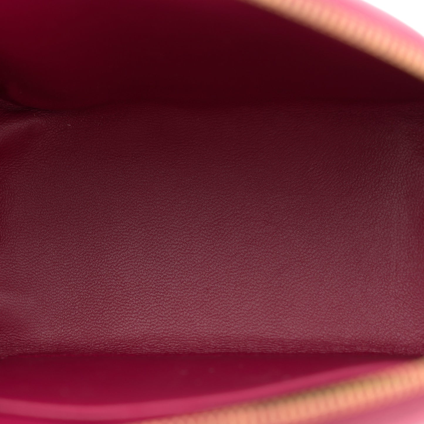 Padded Nappa Mini Half Moon Bag Purple
