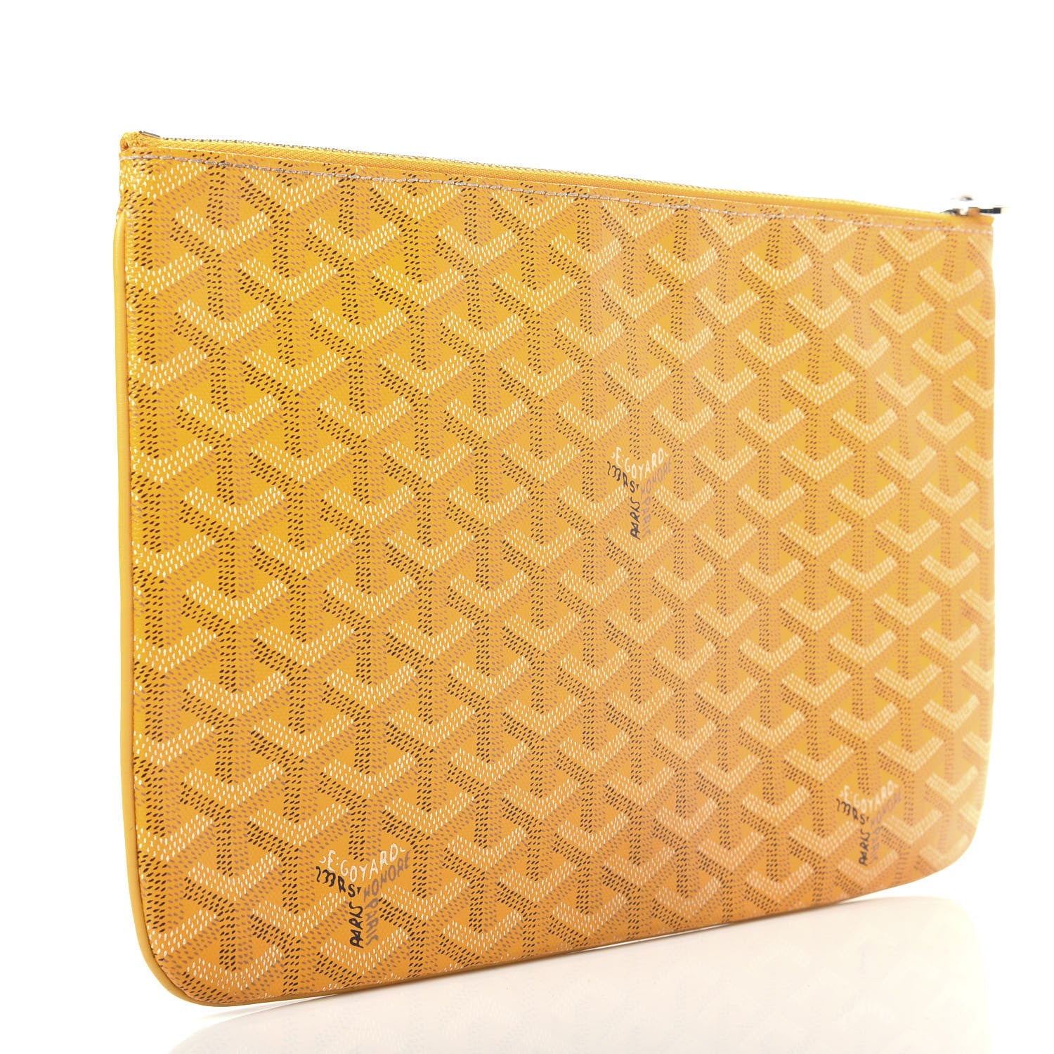 Goyard Goyardine Senat Pochette MM Yellow 3 of 9
