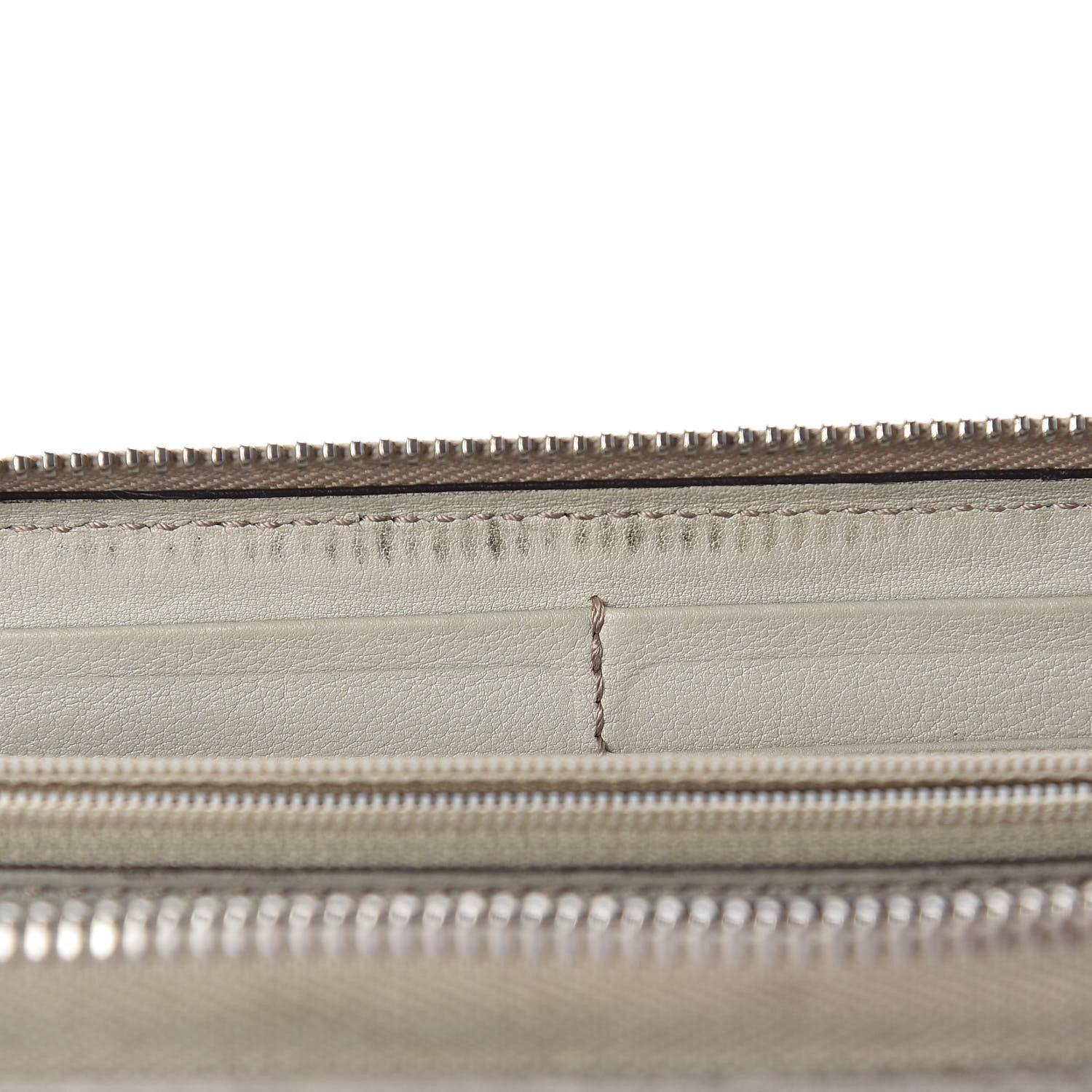 Gucci Guccissima Large Twins Zip Around Wallet White 15 of 17