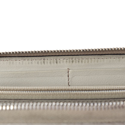 Gucci Guccissima Large Twins Zip Around Wallet White 15 of 17