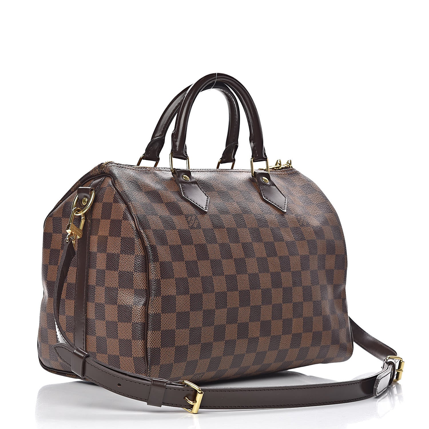 Louis Vuitton Damier Ebene Speedy Bandouliere 30 4 of 16