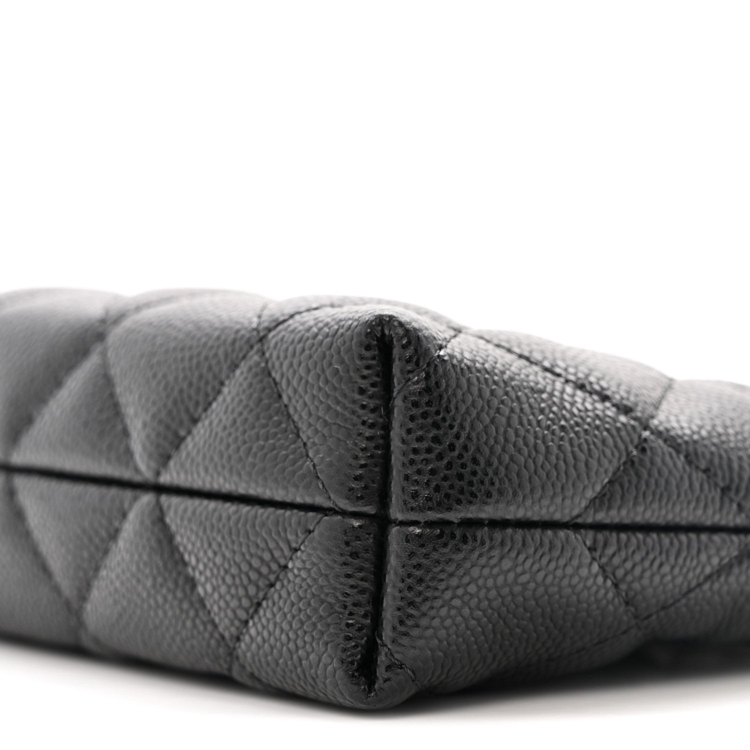 Chanel Caviar Quilted Classic Clutch Tote With Chain Black 10 of 12