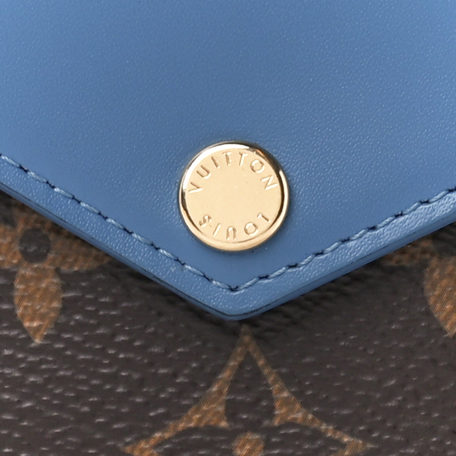 Louis Vuitton Monogram Zoe Wallet Blue Jean 8 of 10