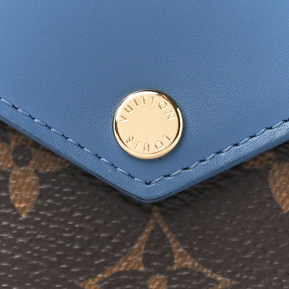 Louis Vuitton Monogram Zoe Wallet Blue Jean 8 of 10