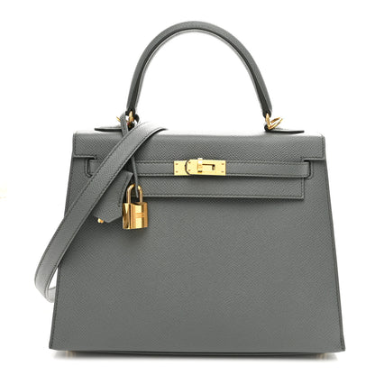 Hermes Epsom Kelly Sellier 25 Vert Amande 1 of 11