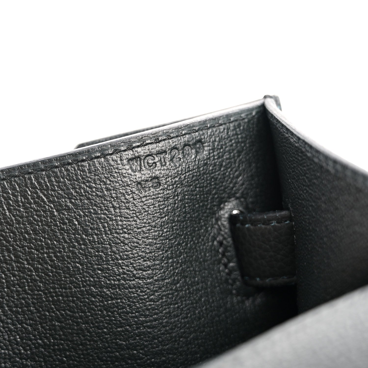Hermes Togo Kelly Depeches 25 Pouch Black 7 of 8