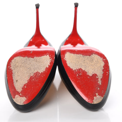 Christian Louboutin Kid Fifi 100 Pumps 38 Black 8 of 14
