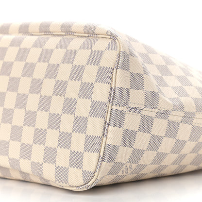 Louis Vuitton Damier Azur Neo Neverfull MM Rose Ballerine 11 of 12