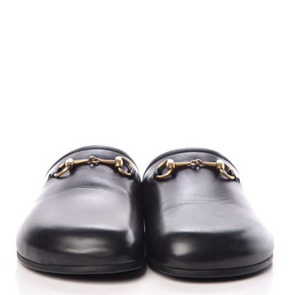 Gucci Malaga Kid Horsebit River Slippers 37 Black 2 of 11