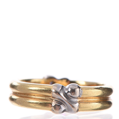 Tiffany 18K Yellow White Gold Sapphire Ruby Ring 50 5.25 3 of 6