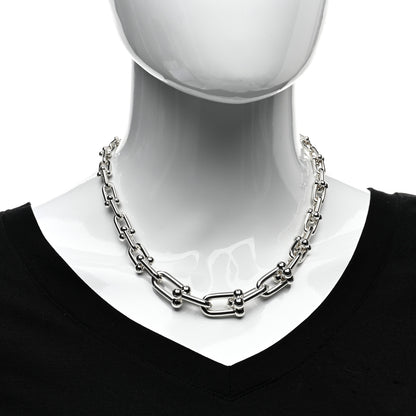 Tiffany Sterling Silver HardWear Graduated Link Necklace 2 of 4