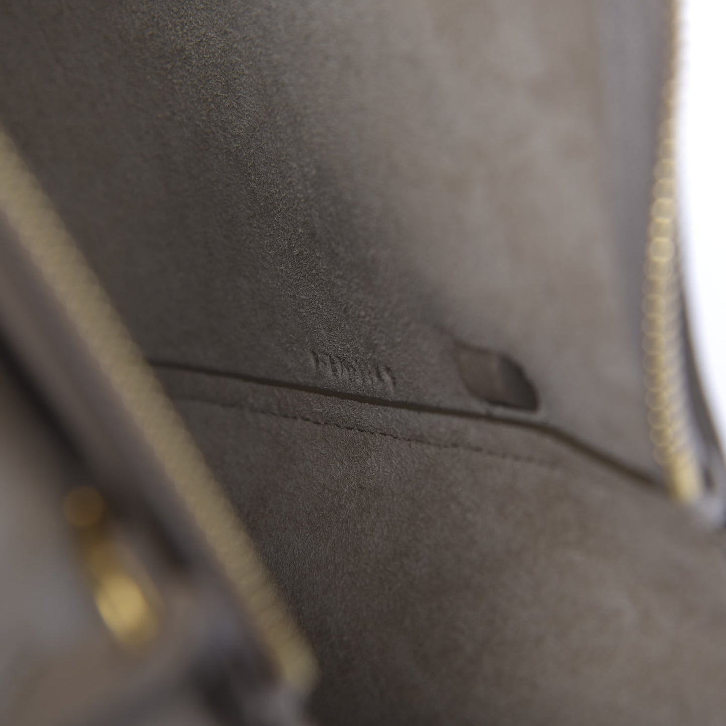 Grained Calfskin Nano Belt Bag Light Taupe