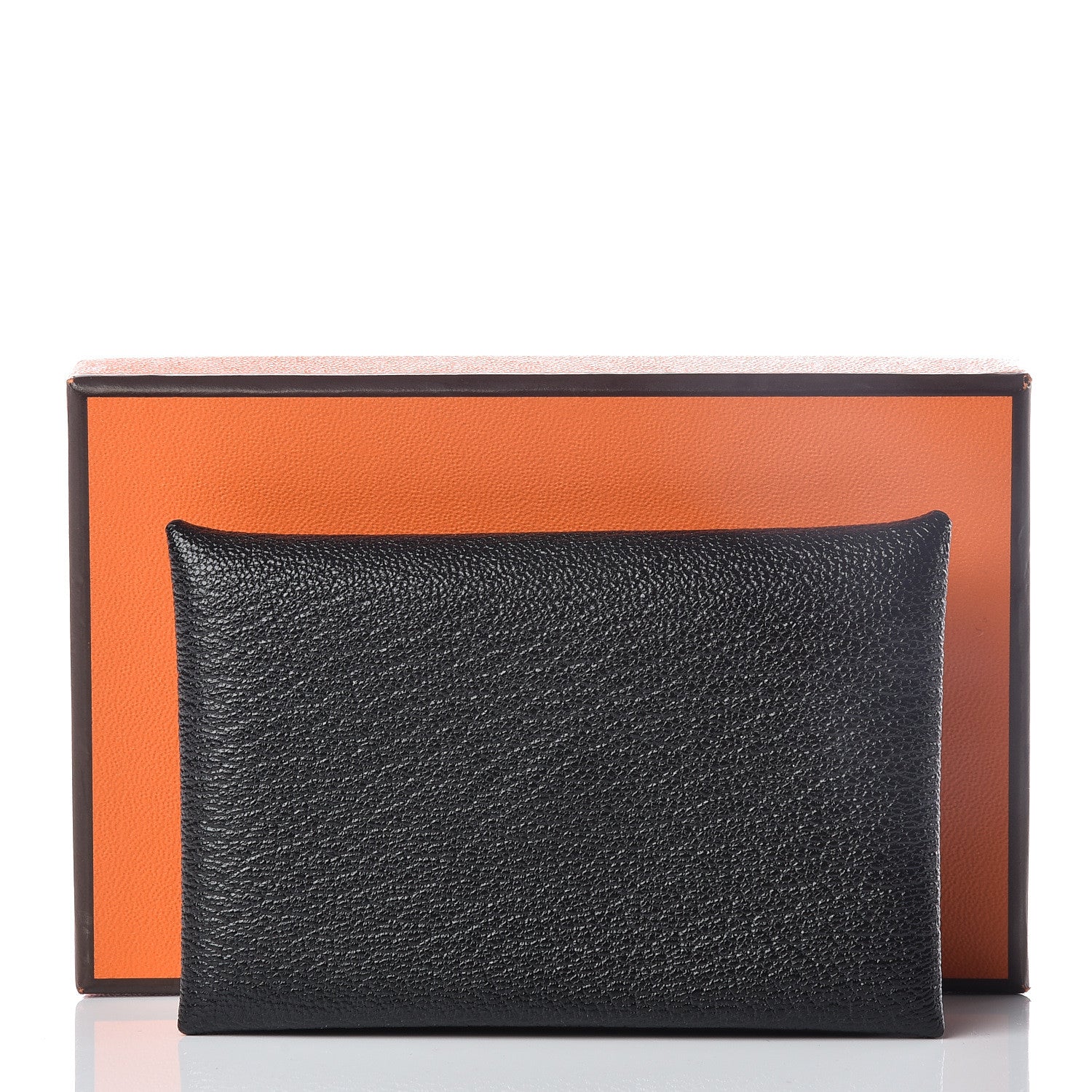 Hermes Chevre Mysore Calvi Card Case Black 8 of 8
