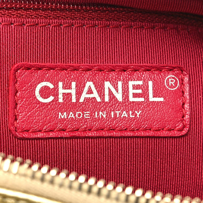 Chanel Metallic Lambskin Calfskin Quilted Medium Gabrielle Hobo Gold 6 of 13
