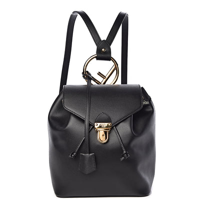 Fendi Vitello Cruise F is Fendi Drawstring Backpack Black 1 of 10