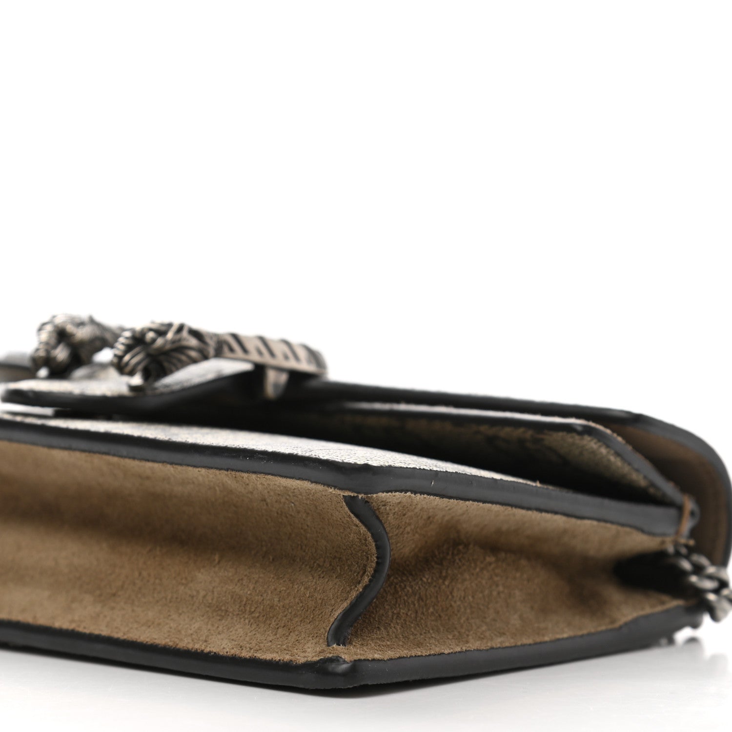 Gucci GG Supreme Monogram Super Mini Dionysus Shoulder Bag Taupe 9 of 11
