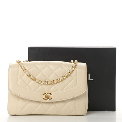 Chanel Caviar Quilted Medium Single Flap White 22 of 22