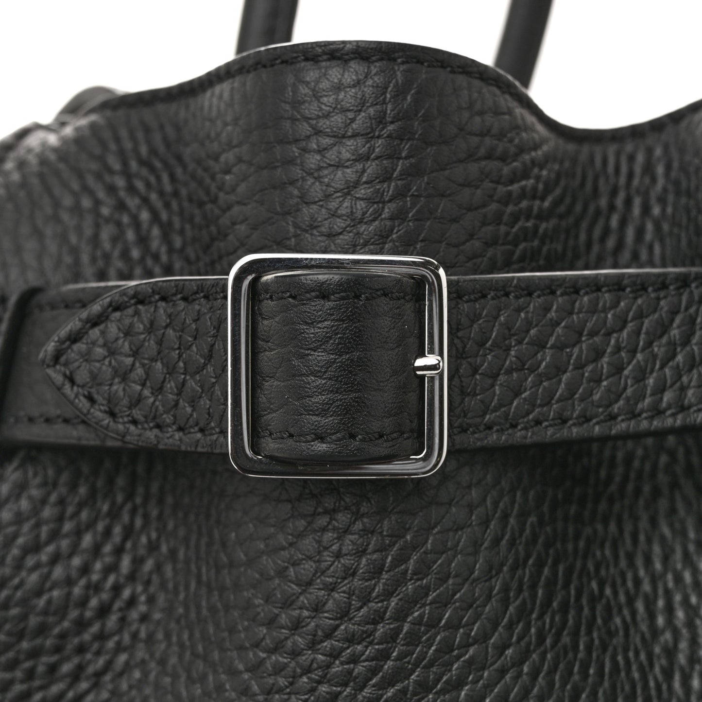 Grained Calfskin Soft Margaux 10 Bag Black